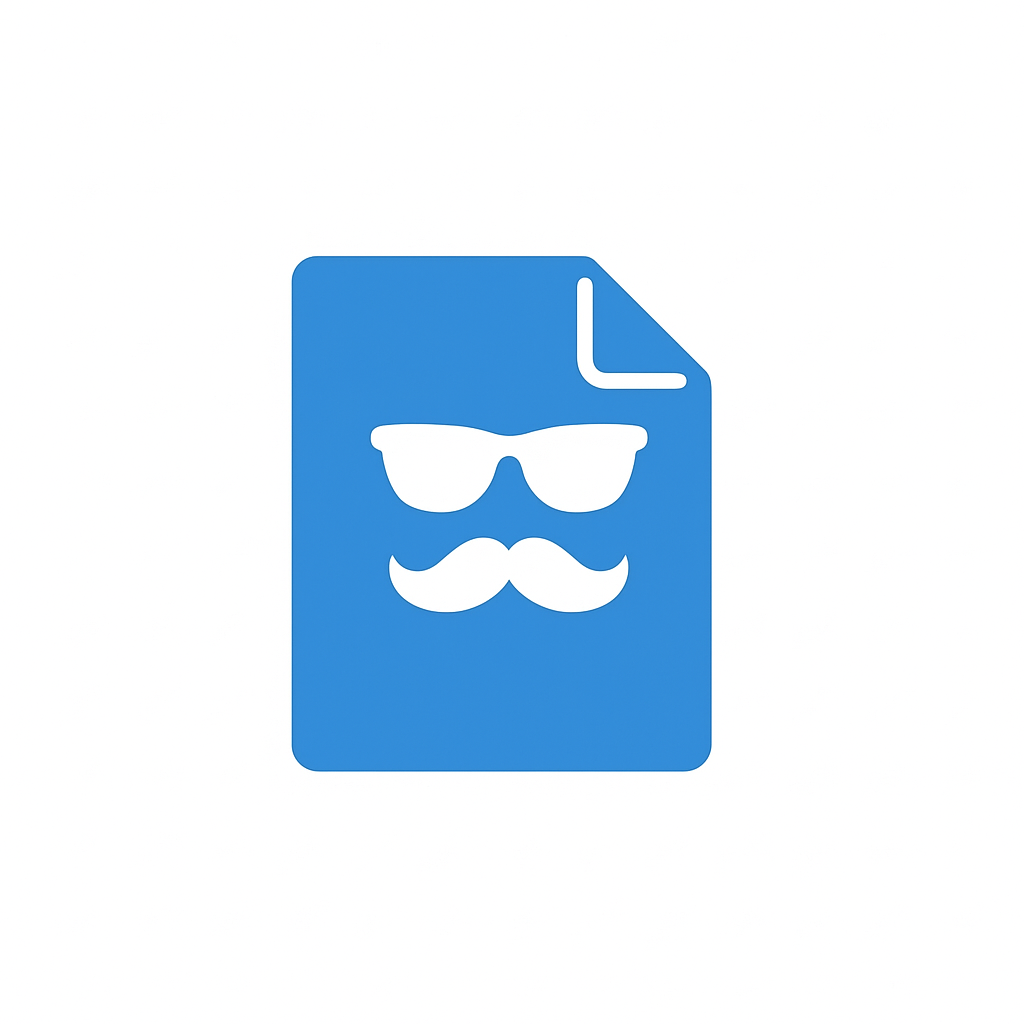 Icon für CSV-Dateien anonymisieren